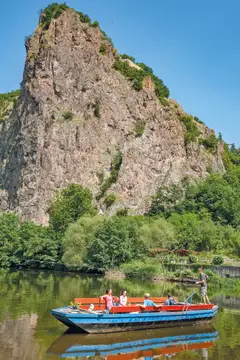 Mit der Fähre zum Rheingrafenstein