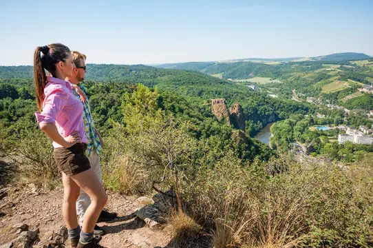 Blick vom Aussichtpunkt „Gans“
