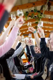 Weinfahrt durch die Weinberge in Markelsheim