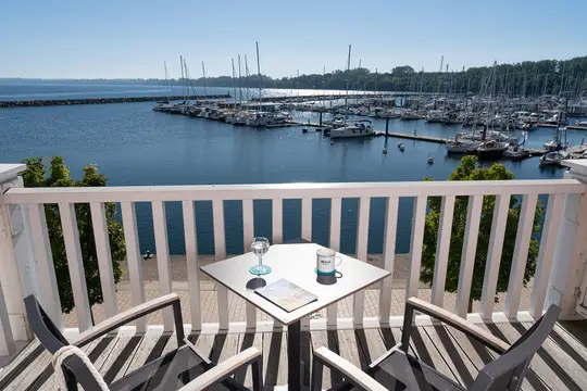 Alle Apartements sind zur Ostsee ausgerichtet.
