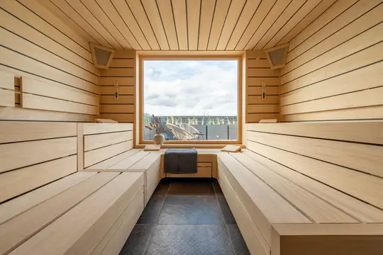 Wellness mit Aussicht in der Panorama-Sauna