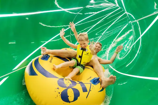 Reifenrutsche im Aqua Mundo