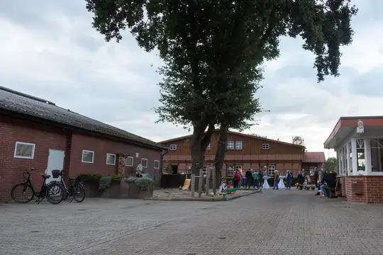Hofansicht vom Familienhof Brüning