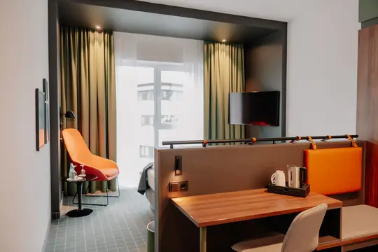 Komfortables Stadtblick-Doppelzimmer