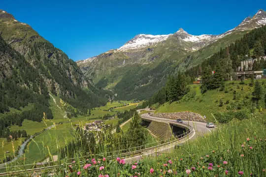 Freie Fahrt auf der Felbertauernstrasse