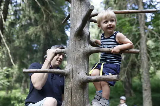 Naturlehrpfad „Wichtelpfad“ mit Kletterbaum