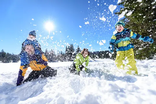 Spaß im Schnee