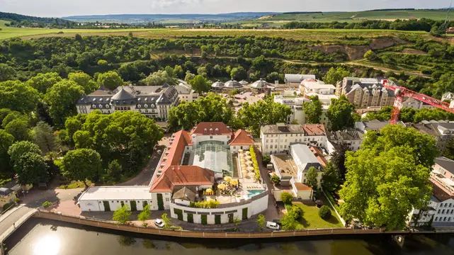 Luftbildaufnahme Kurgebiet