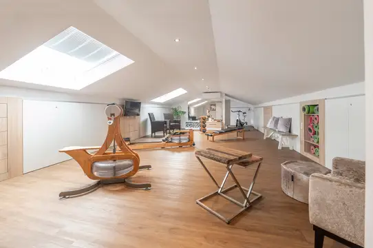 Entspannungs- und Fitnessraum im Hotel Tiek