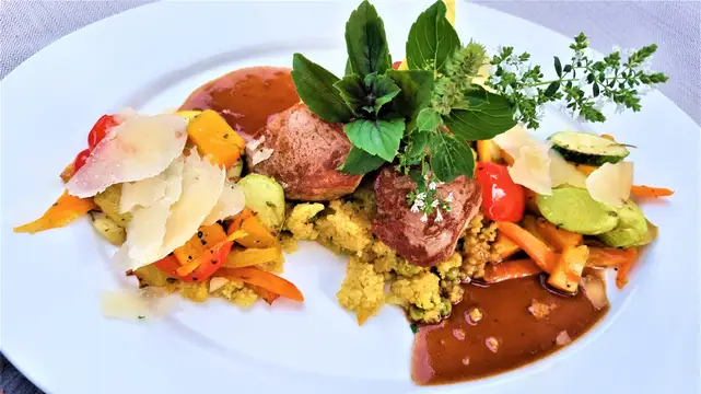 Sommergericht mit eigenen Kräutern
