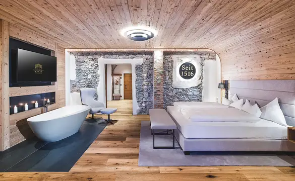 Zum Träumen: Wellnesssuite mit eigener Sauna