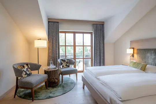 Eines der neuen Naturgenusszimmer