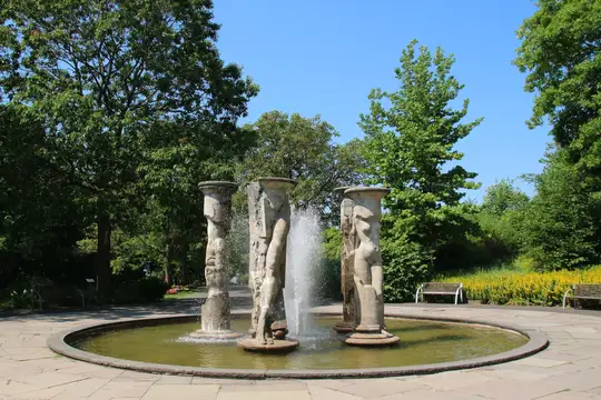 Säulenbrunnen im Kurpark