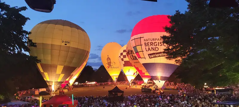 Ballonglühen beim Lichterfest