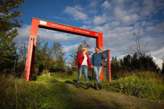 Das Portal vom Rothaarsteig