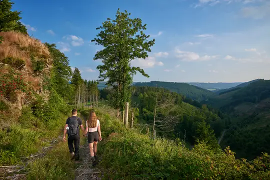 Wandern oberhalb von Lengenbeck