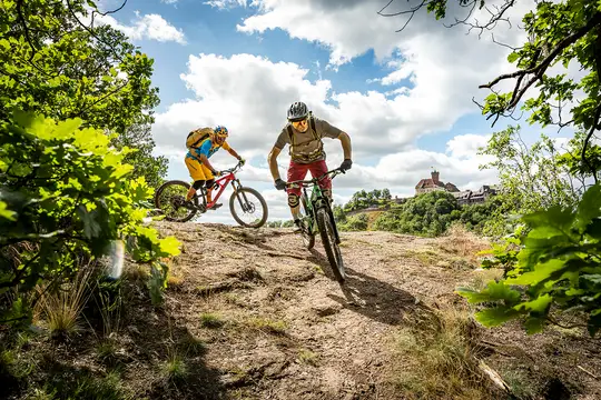 Spaß auf dem Mountainbike