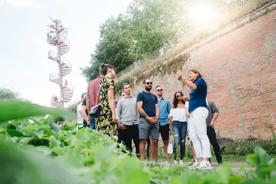 Am Berblinger-Turm an der Donau