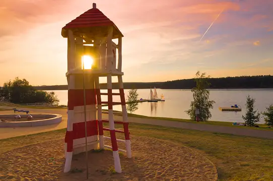 Abendstimmung am Zeulenrodaer Meer