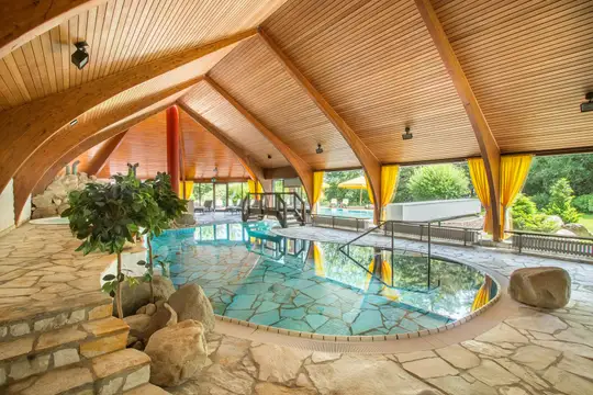 Innenpool im Romantik Hotel Stryckhaus