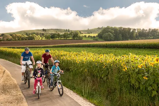 Familienfreundliche Fahrradwege