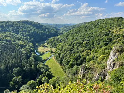 Blick vom Wartstein auf das Große Lautertal
