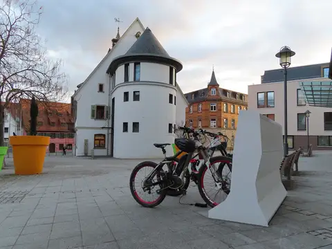 Langenau E-Bike-Ladestation am Marktplatz