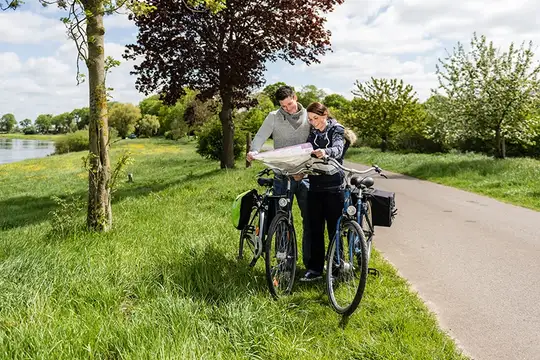 Radtour auf dem Aller-Radweg