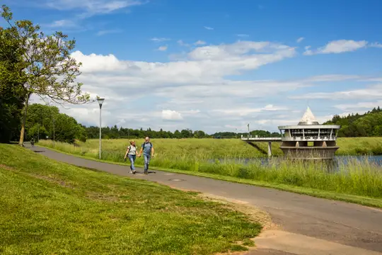 Wandern auf rund 300 km markierten Wander- und Spazierwegen