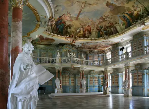 Bibliothekssaal Kloster Bad Schussenried