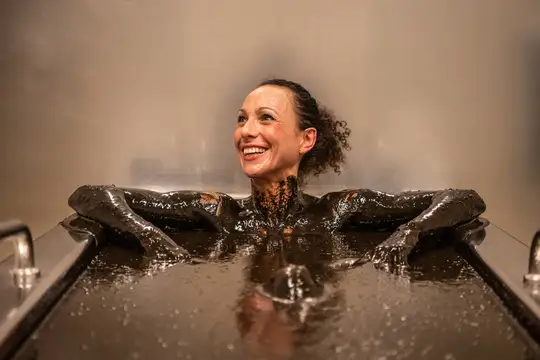 Entspannendes Bad im Bad Driburger Naturmoor