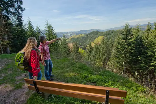 Wandern mit schöner Aussicht