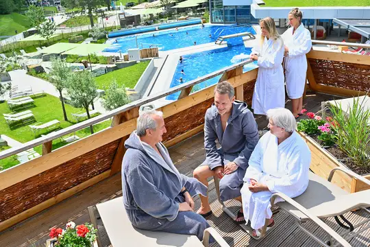 Börde-Therme Bad Sassendorf – Blick vom Gradierwerk