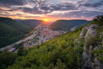 Sonnenuntergang Kunstmühlefels