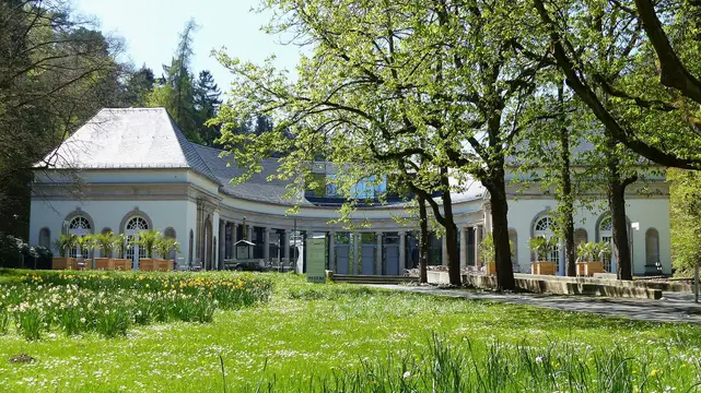 Die Wandelhalle im Kurpark