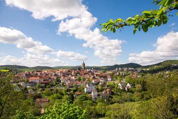 Bad Wildungen im Panorama – Blick vom Schloss