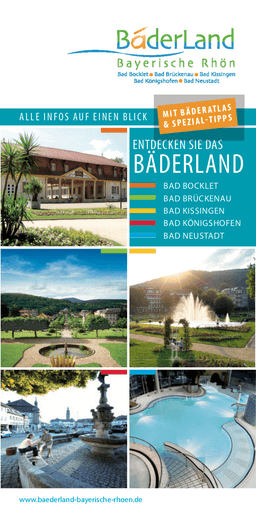 Katalog von Bäderland Bayerische Rhön – Heilbäder in Bayern ansehen