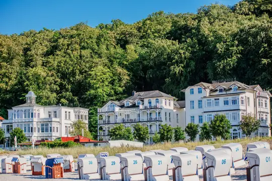 Bäderarchitektur am Fischerstrand in Binz