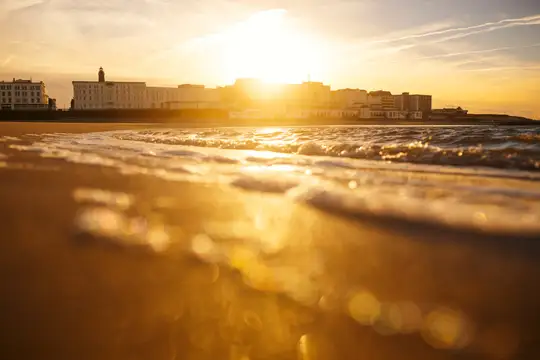 Bild Skyline am Borkumer Nordstrand