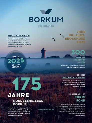 Katalog von Borkum entdecken – Vielfältige Natur erleben und Freiheit atmen ansehen