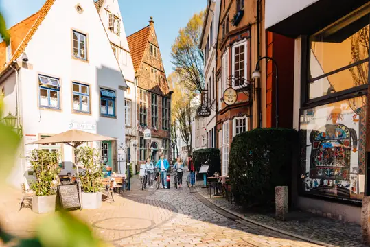 Das Schnoorviertel in Bremen