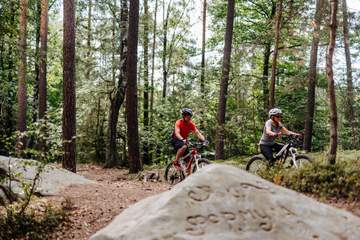 Radfahren in der Einberger Schweiz