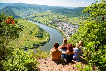 Blick vom Calmont auf die Mosel