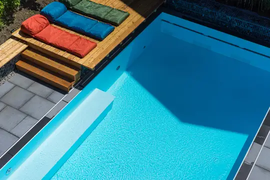 Poolbereich im Das Freiberg