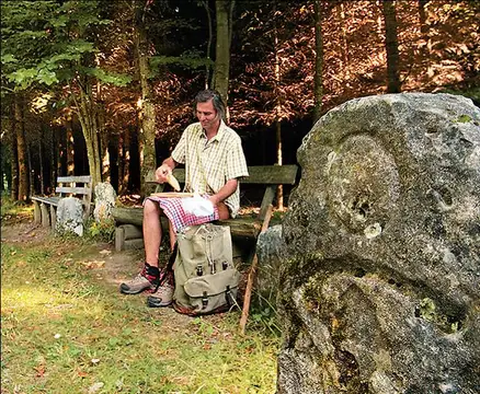 Wandern auf dem Grenzweg im Dillinger Land