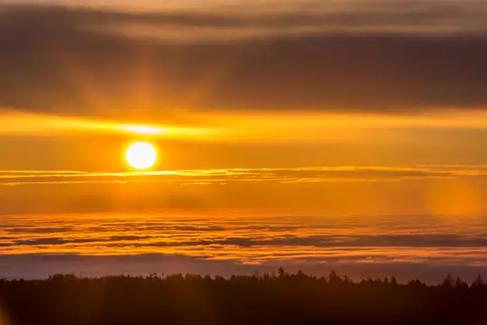 Sonnenaufgang im Südschwarzwald