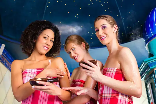 Ein Rasulbad im Orientalischen Badetempel