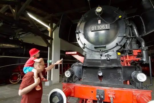Besuch im Deutschen Dampflokomotiv-Museum Neuenmarkt-Wirsberg