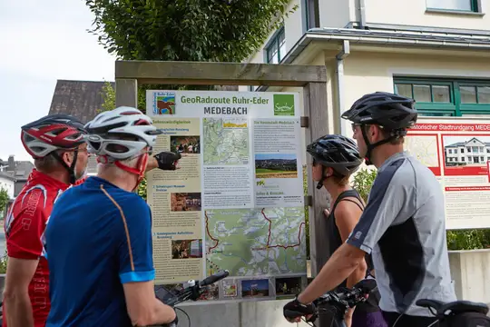 Infotafel GeoRadroute