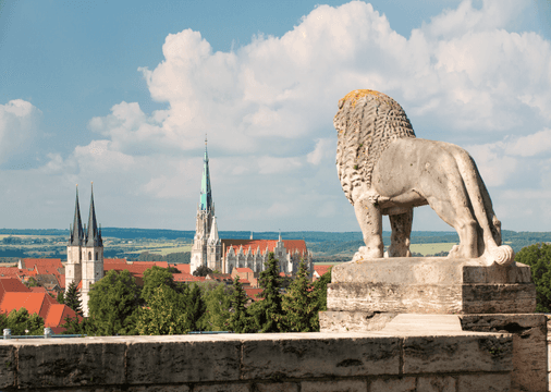Blick über das historische Mühlhausen